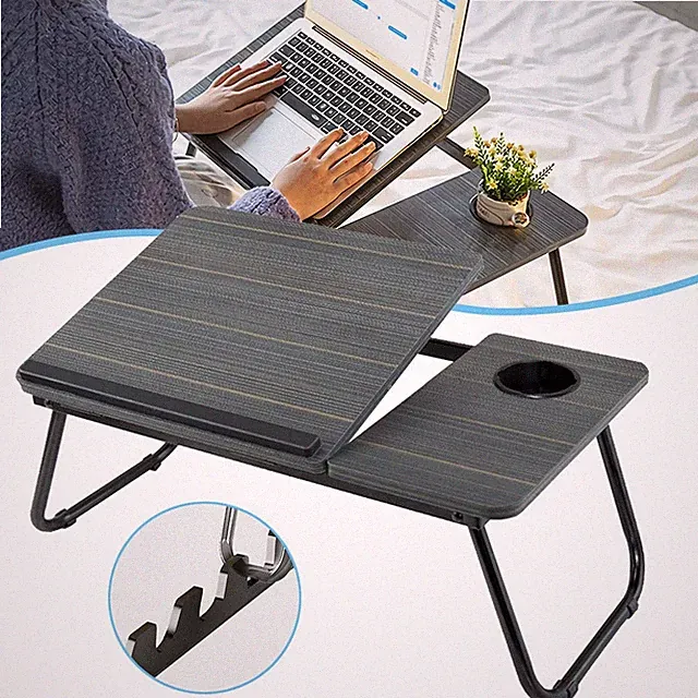 Laptoptisch Betttablett Klappbar Notebooktisch Betttisch mit Getränkehalter