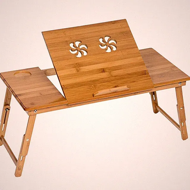 Laptoptisch Notebooktisch Betttisch Holz Faltbar Notebook Laptop Ständer neigbar