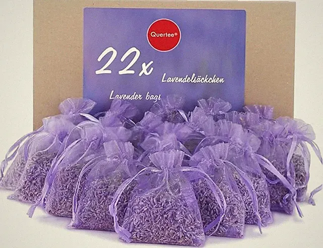 Lavendelsäckchen Lavendel Duftsäckchen 22X Mottenschutz Im Kleiderschrank Schlaf