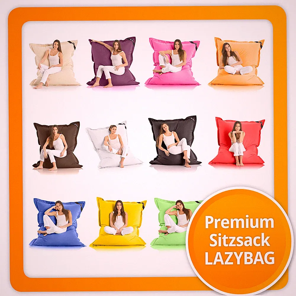 Lazy Bag Sitzsack XXL Riesensitzsack Outdoor Garten Lounge Lazybag 180x140 cm