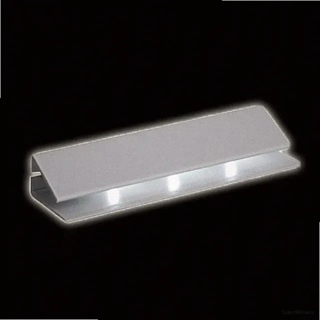 LED Glaskantenbeleuchtung CLIP kaltweiß 2m Anschlussleitung 12V Mini-AMP Stecker