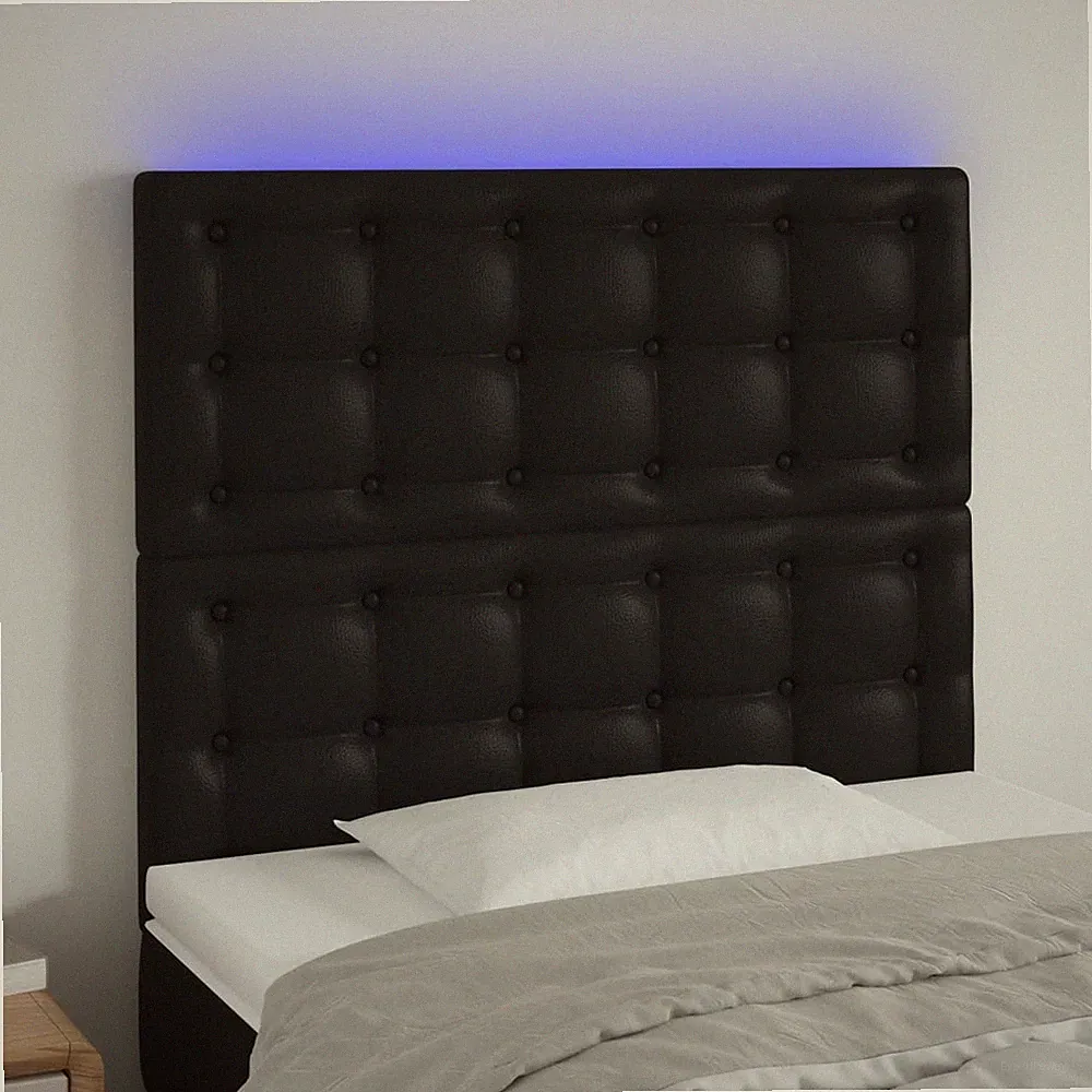 LED Kopfteil Bettkopfteil Polsterkopfteil für Bett Betthaupt Kunstleder vidaXL