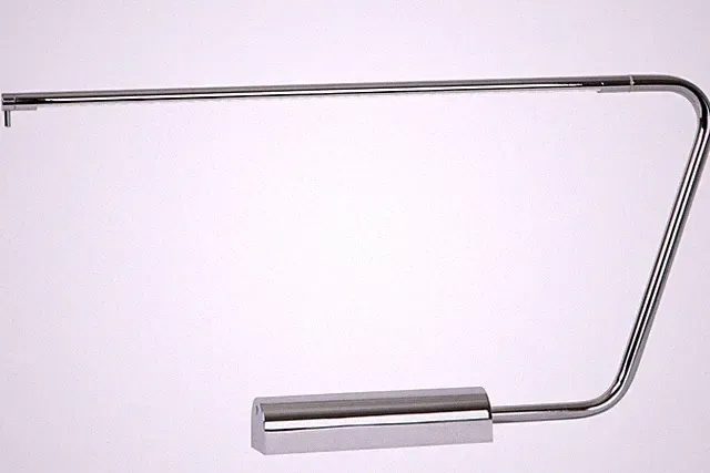 LED Tischlampe Chrom Schreibtisch 33 cm 2700 K dimmbar Touch Tischleuchte Modern