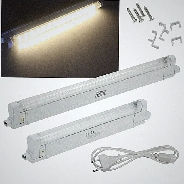 Led Unterbau-Leuchte 27/40/60cm Küchen-Unterbau-Lampe 230V Möbelleuchte Küche