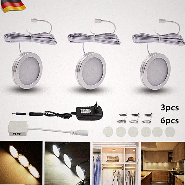 LED Unterbauleuchte Küche Schrankleucht Vitrinenbeleuchtung Möbel Nachtlicht 12V