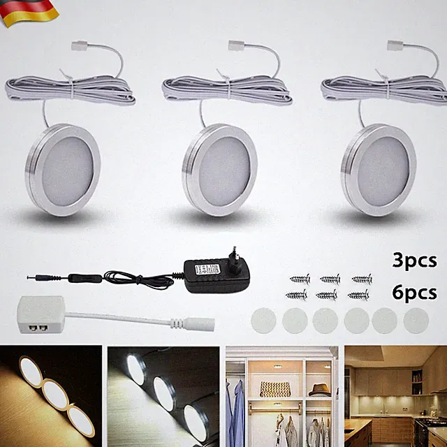 LED Unterbauleuchte Vitrinenbeleuchtung Möbel Regalbeleuchtung Schrank DC 12V DE