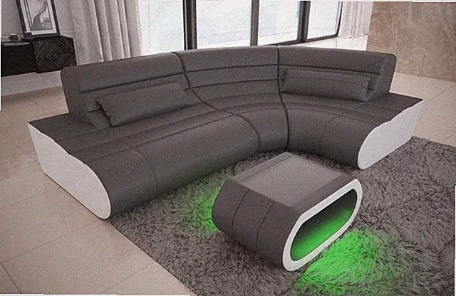Leder Sofa Eckcouch Designersofa Couch Leder Eck Ledersofa Concept L Form Mini