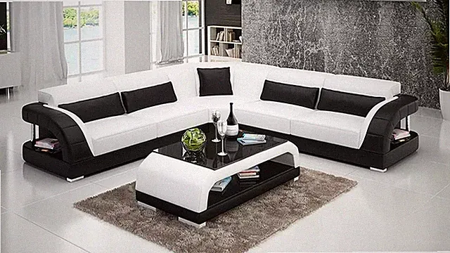 Ledersofa Design Wohnzimmer Couchen Günstige Polster Möbel Sitzgarnitur Sofa Neu