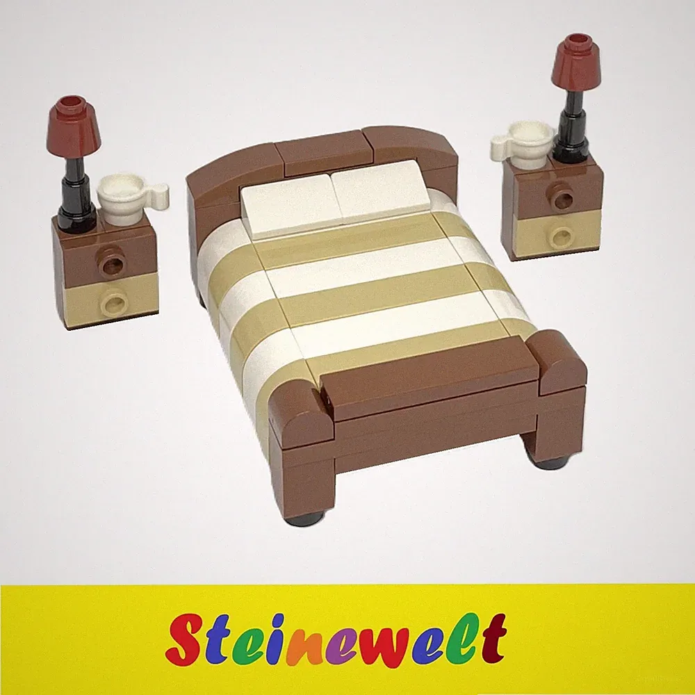 Lego Bett ● Doppelbett ● Schlafzimmer ● Möbel ● Neu