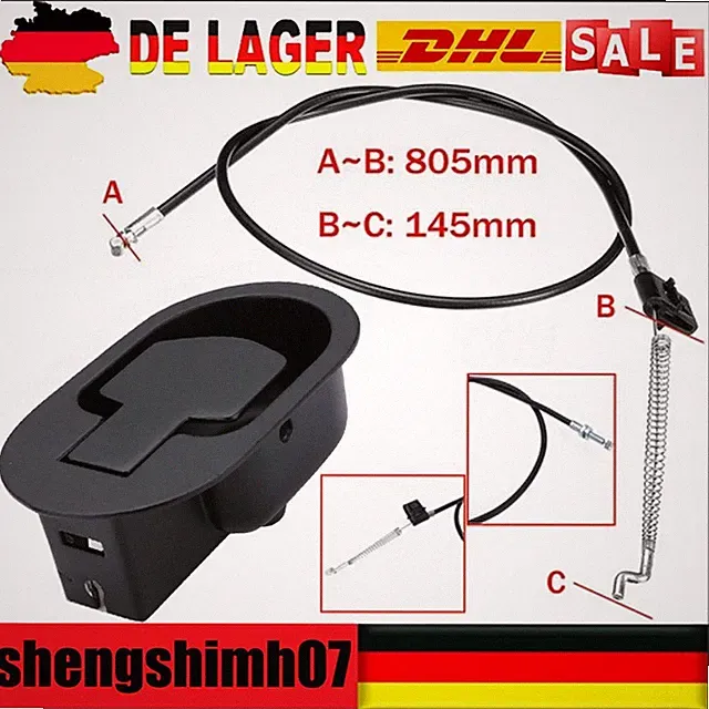 Lehnstuhl Ersatzteile Griff / Kabel Sessel Sofa Couch Release Metall Zug DE '