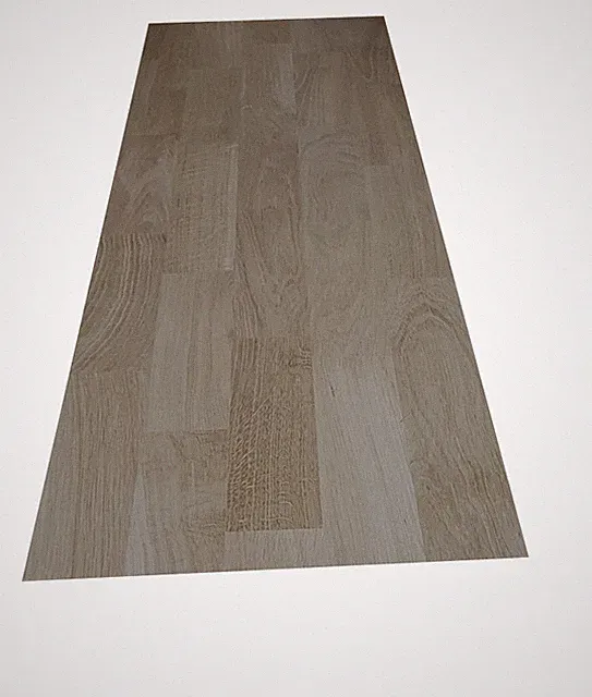 Leimholzplatte Eiche unbehandelt Ablage Regal Breite 20cm