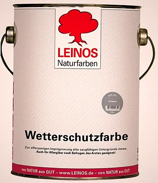 LEINOS Naturfarben Wetterschutzfarbe auf Ölbasis 850