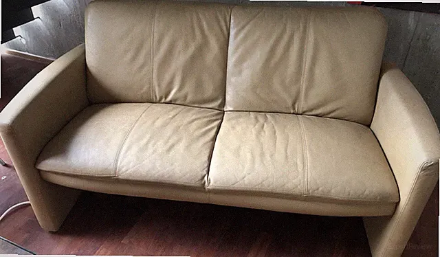 Leolux Designer Ledersofa Farolito 2-Sitzer