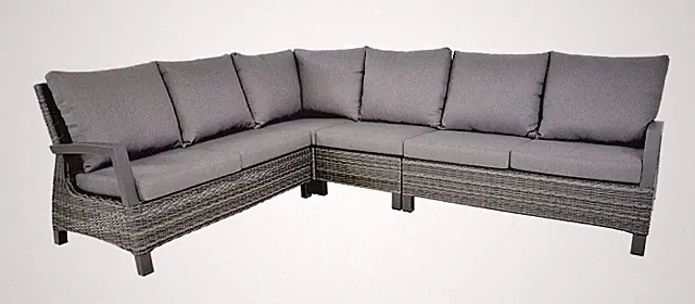 Lesli Living Eck-Lounge-Set Prato Forte 280x215cm grau-anthrazit Sitzgruppe Set