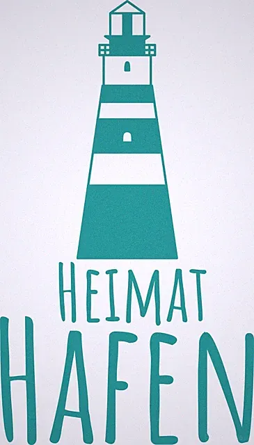 Leuchtturm Wandtattoo Heimathafen Wort Maritime Deko Fliesenaufkleber Bad Flur