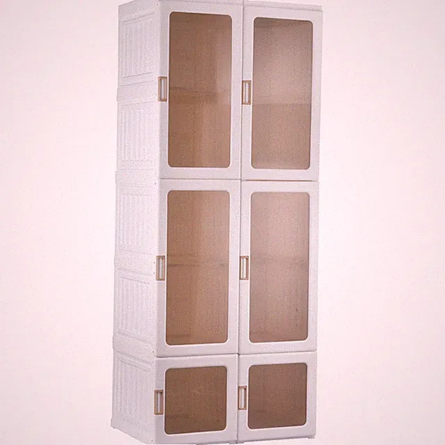 LEX21 Kleiderschrank Organizer Wandschrank Vitrine aus Polypropylen