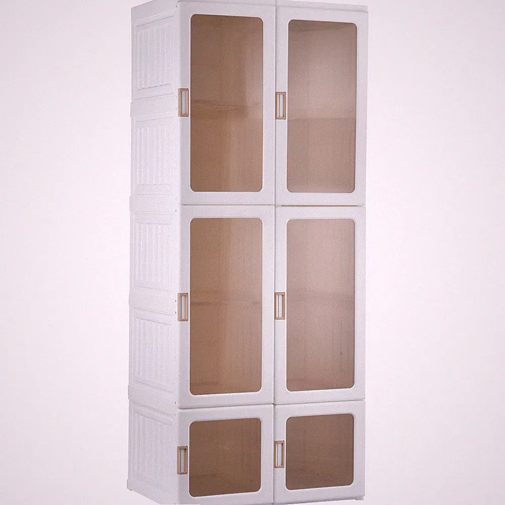 LEX21 Kleiderschrank Organizer Wandschrank Vitrine aus Polypropylen