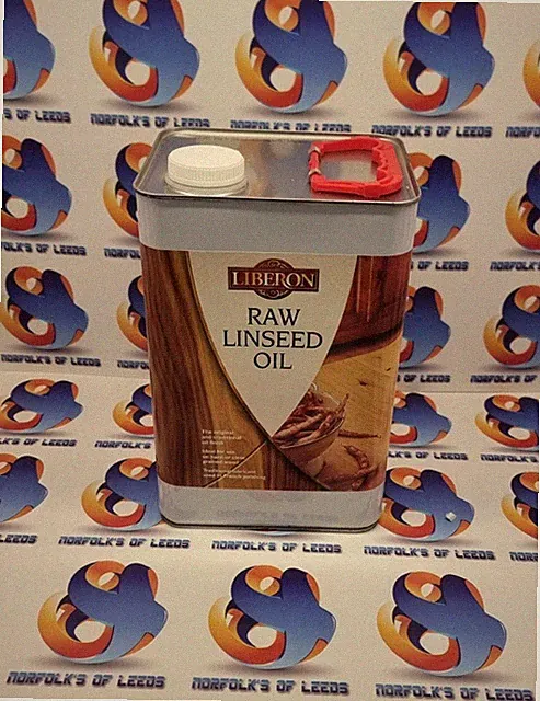 Liberon Roh Leinöl Kricketschläger Gartenmöbel Politur 5L (1 L x 5) M 26