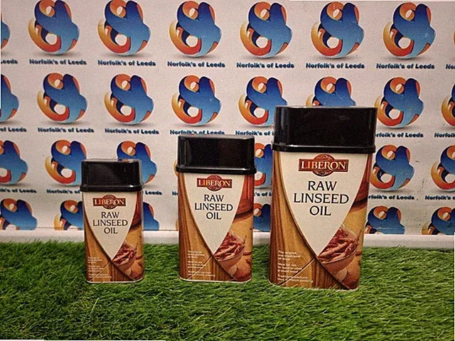 Liberon rohes Leinöl - Gartenmöbel Politur (250ml / 500ml / 1L)
