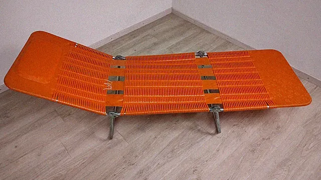 Liege Orange 70er Retro Hersteller Kurz (Achtung! repariert)