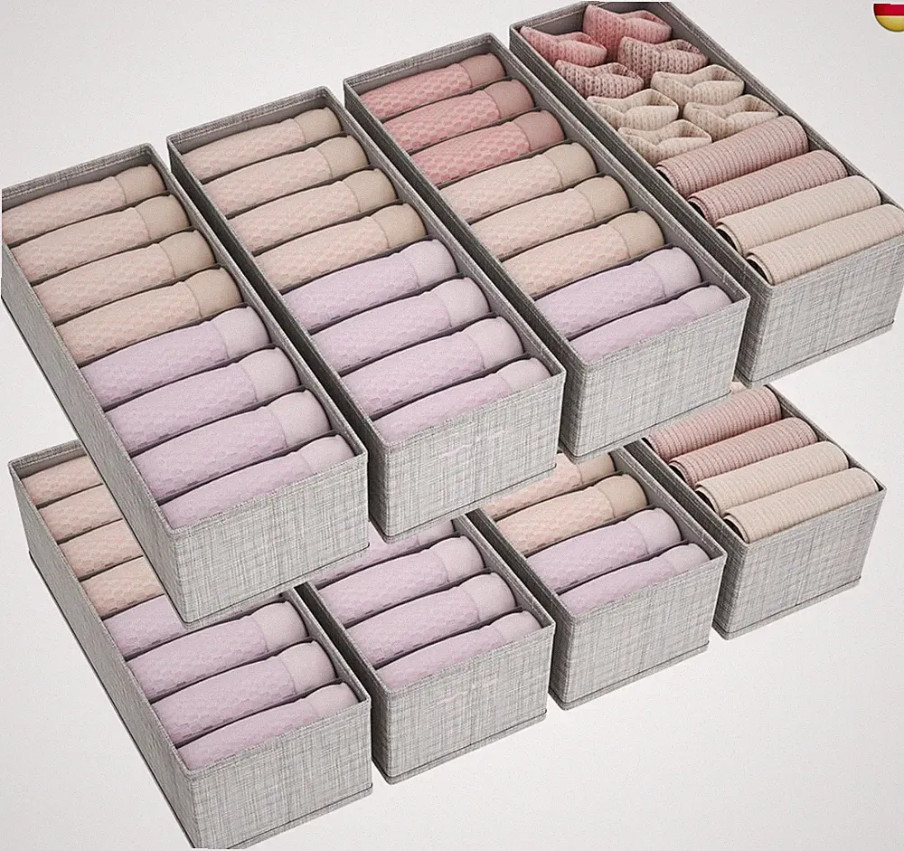 Lifewit 8er Set HEMNES Doppelorganizer für Kommode, Wickeltisch, Kleiderschrank
