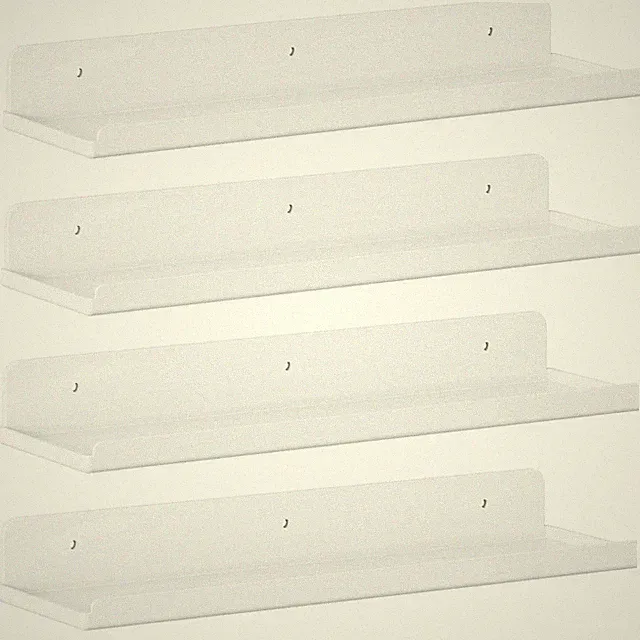 Lifewit Schweberegal für Wand 6 Stück weiß Kunststoffregal 38 cm Raumdeko