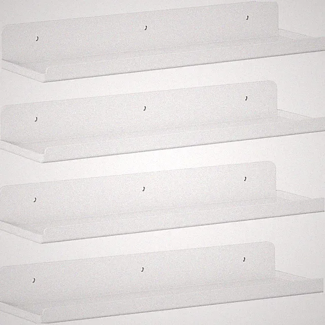 Lifewit Schweberegale für Wand, 4er Pack weiß 15 Zoll, 4 Stück