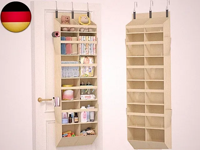 Lifewit Türorganizer Hängeorganizer, 12 Regal klar Fenster hängende Lagerung mi