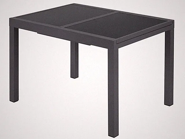 LIVARNO® Alu-Gartentisch »Houston / Toronto« anthrazit - B-Ware sehr gut