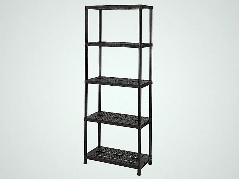 LIVARNO® Haushaltsregal aus recyceltem Material bis 150 kg / 5 Böden Regal