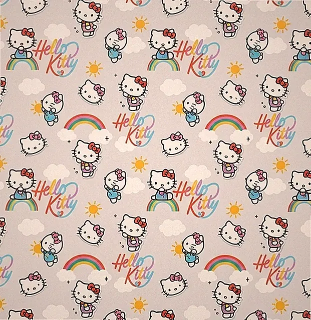 Lizenstoff Baumwollstoff Webware Hello Kitty Katze