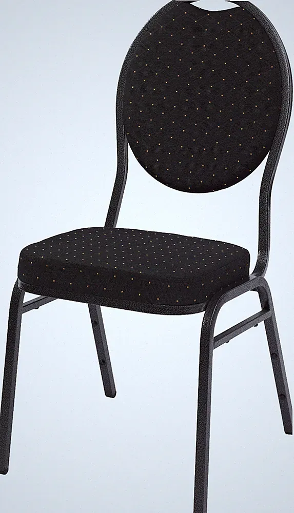 Lobu schwarz Saalstuhl Stapelstuhl Stapelstühle Bankettstuhl Pokerstuhl Stuhl
