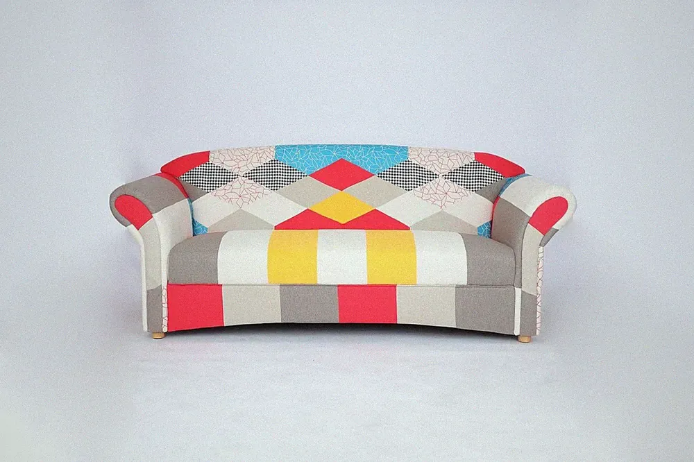 Loretta 3-Sitzer Sofa – Bunt