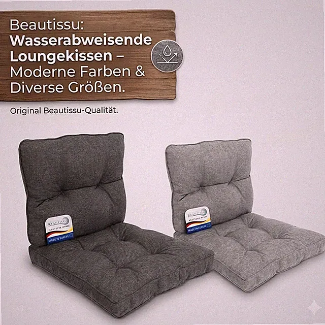 Lounge Sitzkissen Loungekissen Outdoor wasserabweisend Rückenkissen SitzAuflage