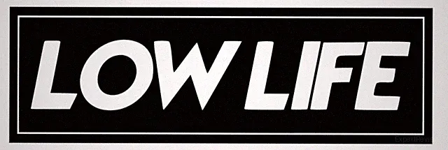 Lowlife Aufkleber Auto Wand Fenster Möbel Dekoration