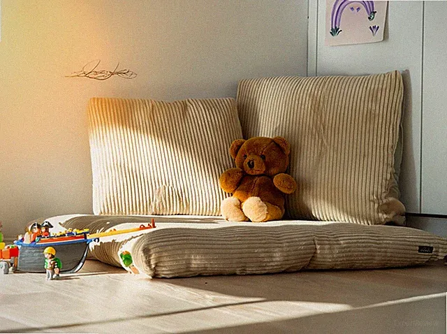Lu & Ben Premium Kissen - Kuschelecke - 3er Set - beige - Öko-Tex ®