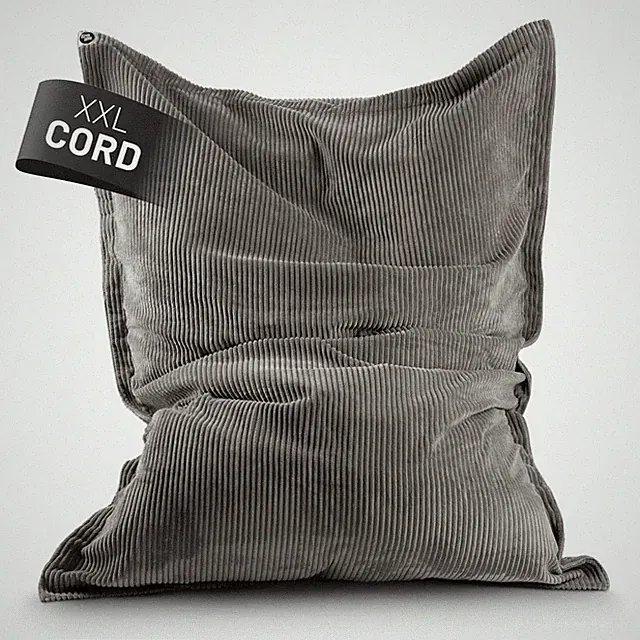 Lumaland Cord Sitzsack XXL 380L Riesen Sitzkissen Beanbag mit Füllung EPS Perlen