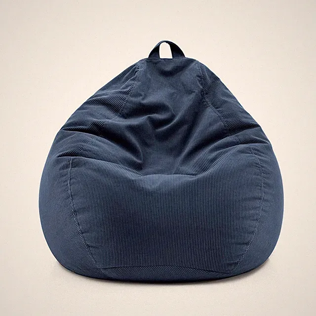 LUMALAND Sitzsack Cord Feincord 250L EPS Perlen Beanbag Sessel Lounge Sitzkissen