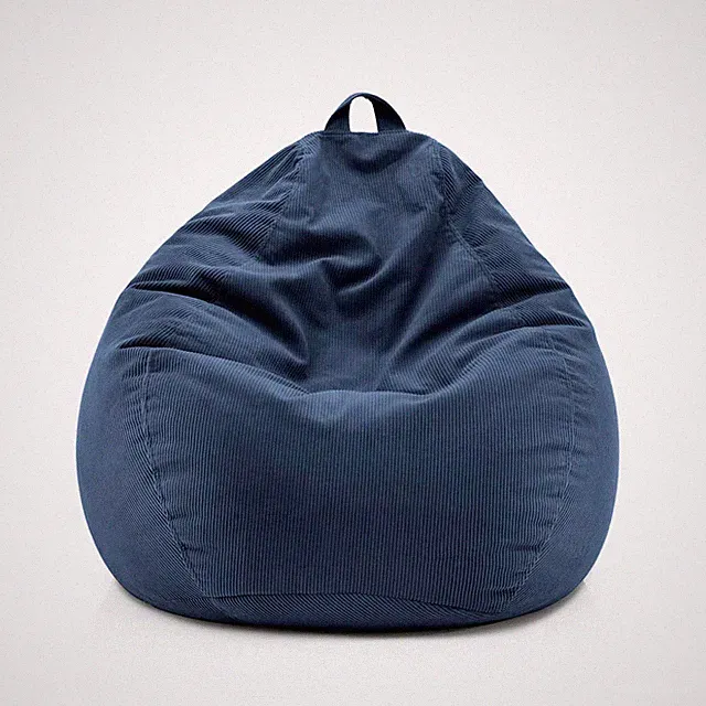 LUMALAND Sitzsack Cord Feincord 250L EPS Perlen Beanbag Sessel Lounge Sitzkissen