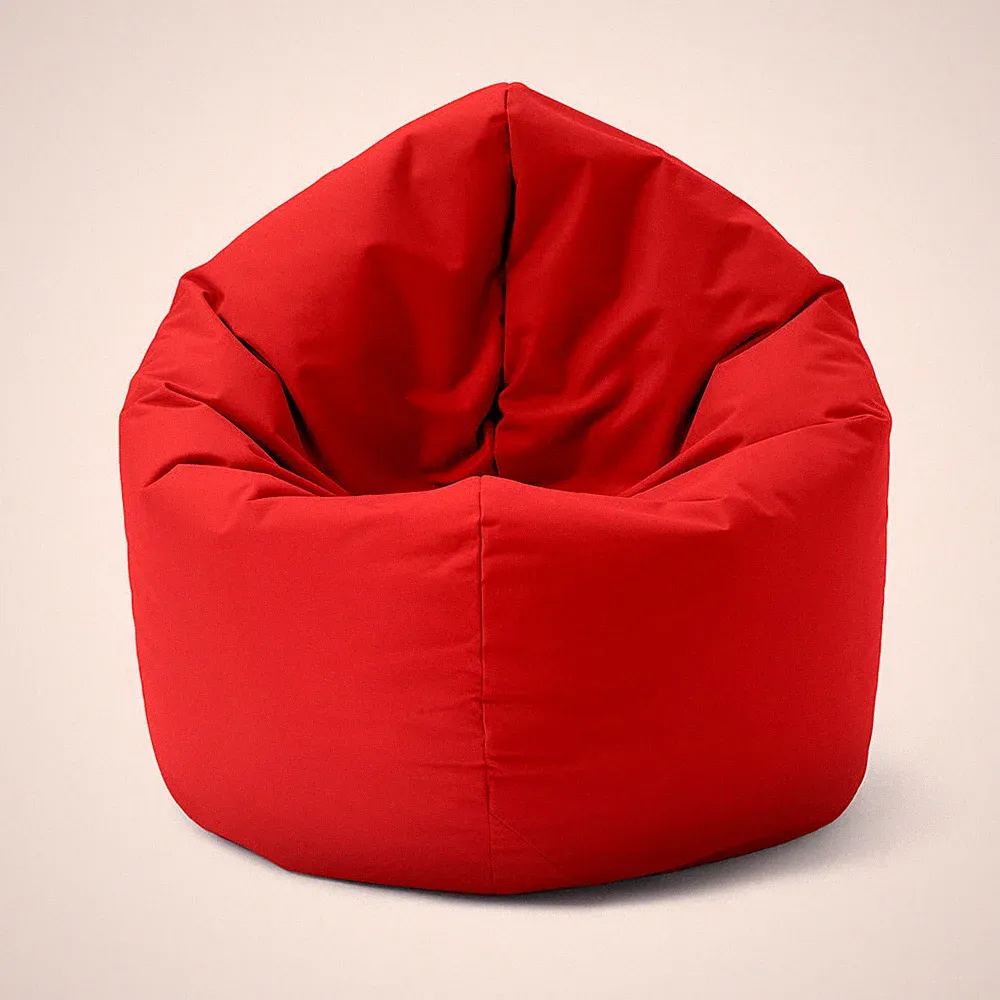 Lumaland Sitzsack rund, Lounge Sitzkissen Chill Sessel mit EPS Perlen Füllung