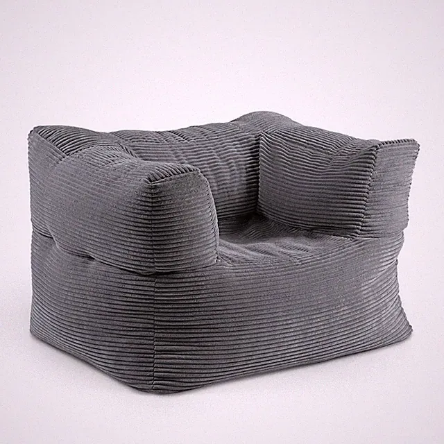 LUMALAND Sitzsack Sessel Cord Modular Indoor Beanbag gefüllt 400L EPS Perlen