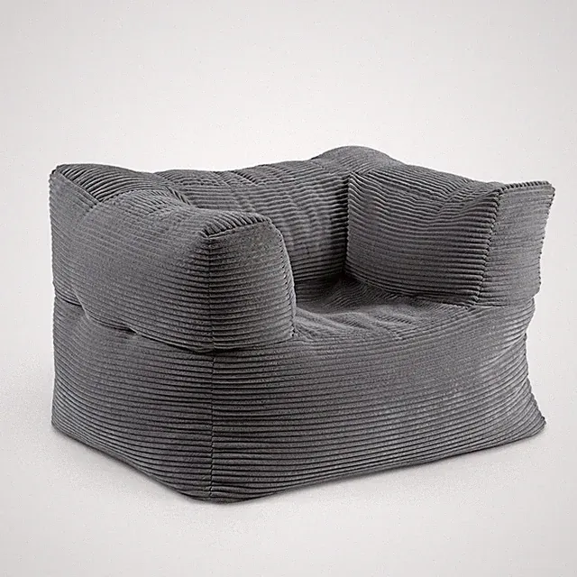 LUMALAND Sitzsack Sessel Cord Modular Indoor Beanbag gefüllt 400L EPS Perlen