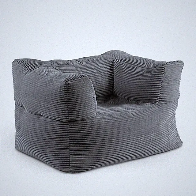 LUMALAND Sitzsack Sessel Cord Modular Indoor Beanbag gefüllt 400L EPS Perlen