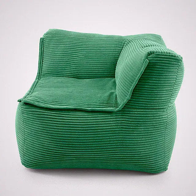 LUMALAND Sitzsack Sofa Eckteil modular kombinierbar Indoor Beanbag Sitzgruppe