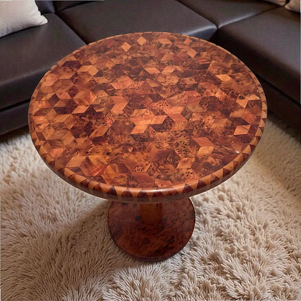 Luxus Couchtisch, Holz Wohnzimmer Möbel Dekor, Luxus Tisch Thuya Holz