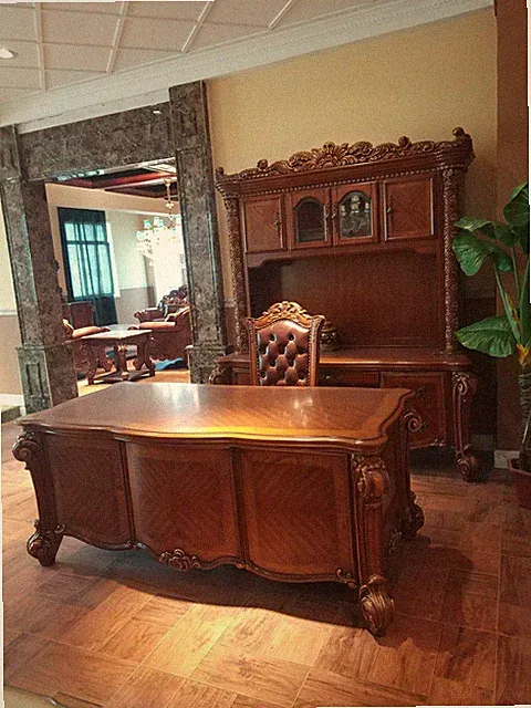 Luxus Schreibtisch Tisch Büro Office Antik Stil Barock Rokoko Barock Tische Neu