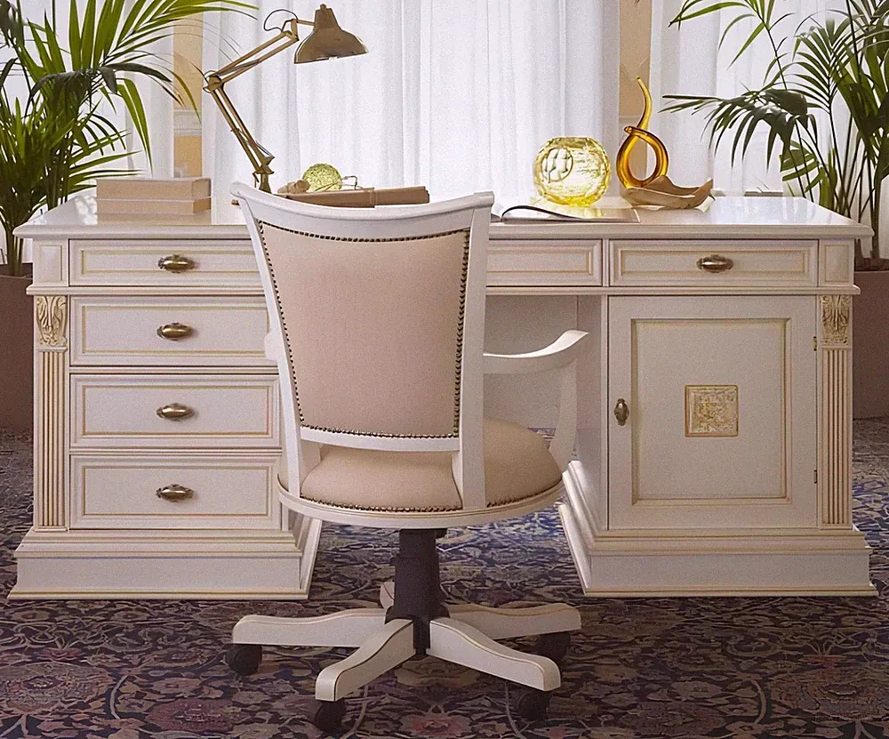 Luxus Schreibtisch Tisch Büro Office Antik Stil Barock Rokoko Schreibtische Neu