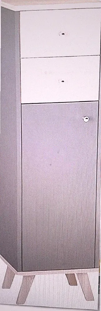 Madera Midischrank Möbel Wohnzimmerschrank 33 x 31 x 1105 cm Stauraum elegant pr