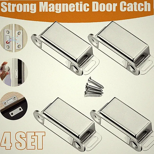 Magnetschnäpper 4Stück Tür Magnete für Schranktüren Magnetverschluss Türmagnete