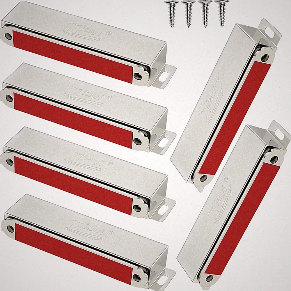 Magnetschnäpper Balkontür Tür Magnet 6 Stück Edelstahl 40kg Möbel Magnetversc...
